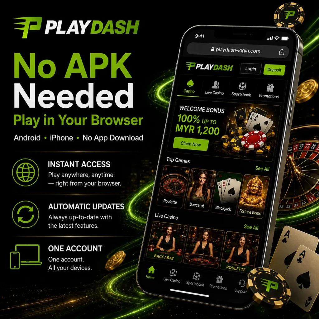 PlayDash mobile browser